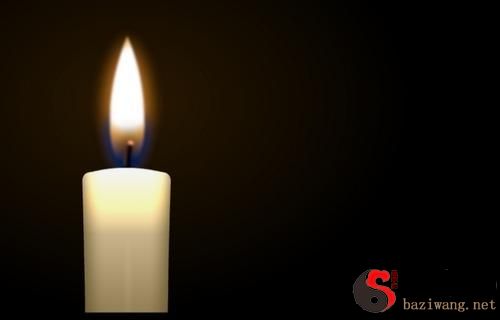 梦到点白蜡烛