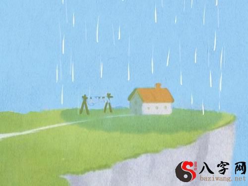 梦到下雨走进屋子