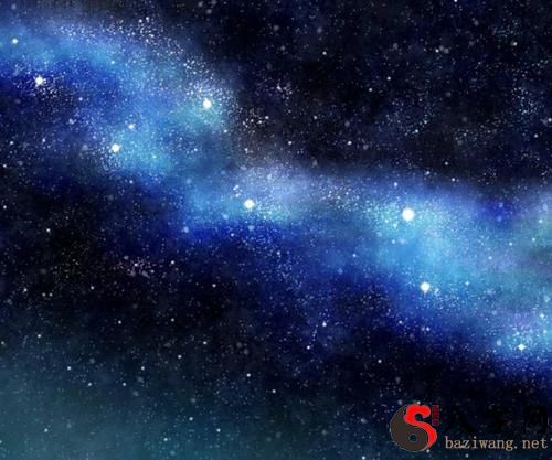 梦到流动银河星空